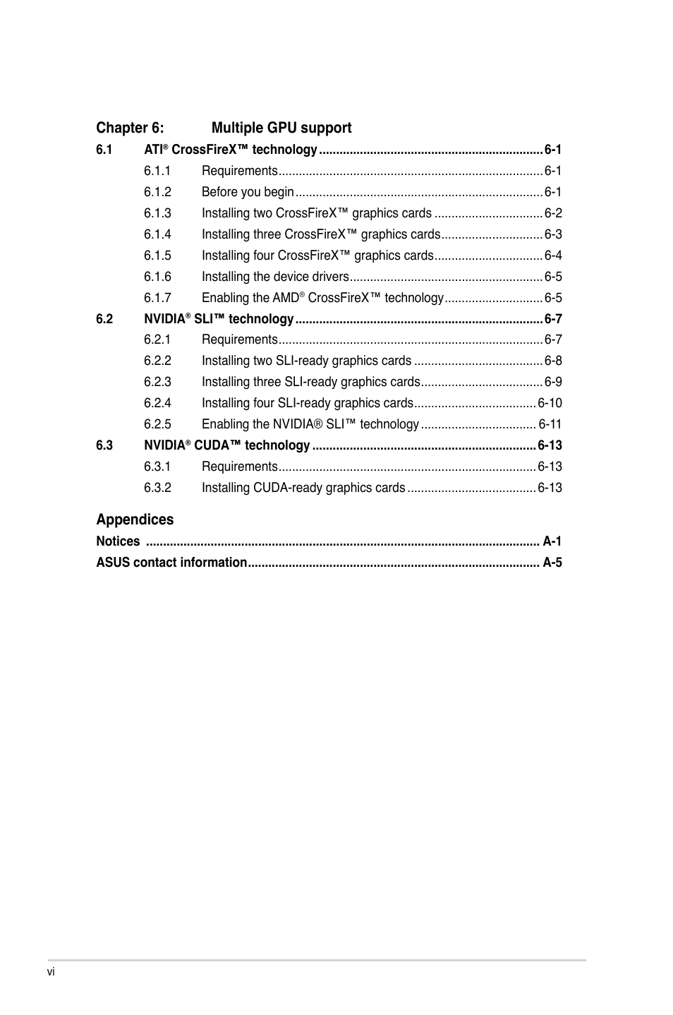 Asus Z87-WS User Manual | Page 6 / 186