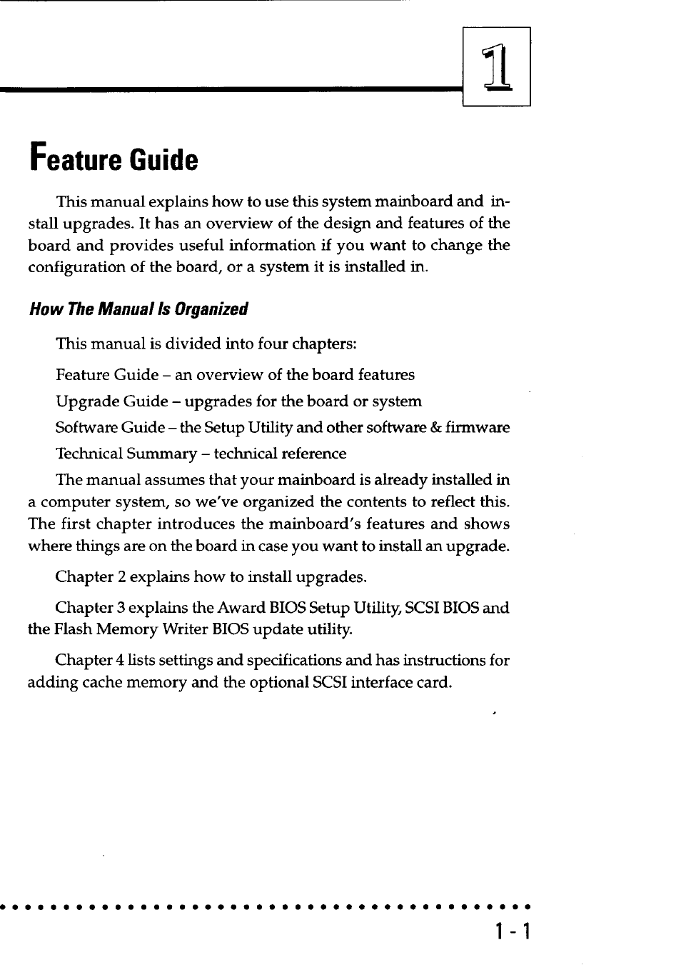 Feature guide, How the manual is organized | Asus P/I-P55SP3AV User Manual | Page 4 / 82