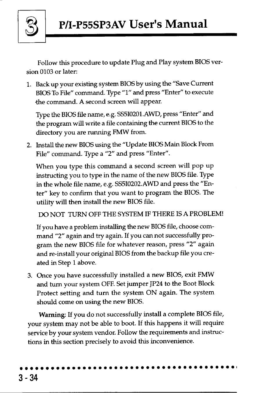 User's manual, P/i-p55sp3av | Asus P/I-P55SP3AV User Manual | Page 61 / 82