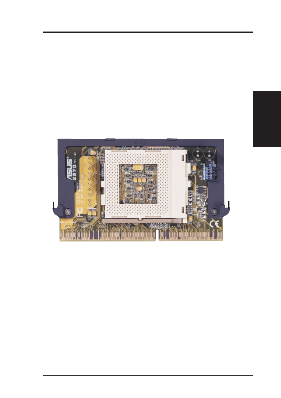 Vii. appendix, Asus s370 cpu card, Using the asus s370 | Asus P2V-B User Manual | Page 89 / 96