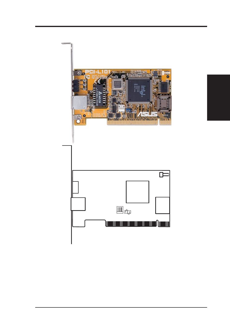 Vii. appendix, Asus pci-l101 fast ethernet card, Asus p2v-b user’s manual 91 | Asus P2V-B User Manual | Page 91 / 96