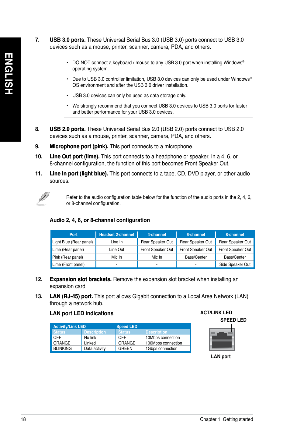 En gl is h en gl is h en gl is h en gl is h | Asus BP6335 User Manual | Page 18 / 105