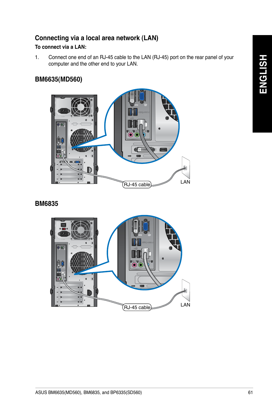 En gl is h en gl is h | Asus BP6335 User Manual | Page 61 / 105