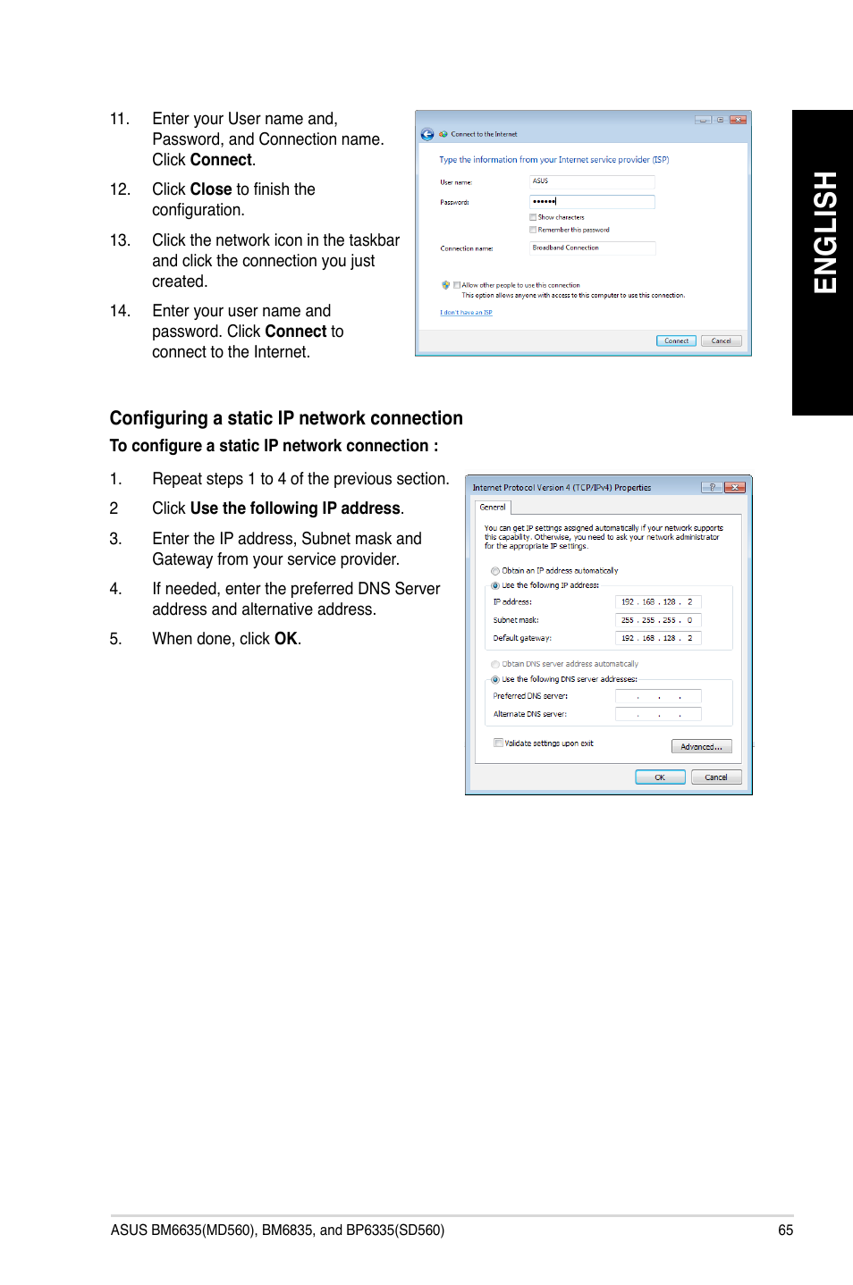 En gl is h en gl is h | Asus BP6335 User Manual | Page 65 / 105