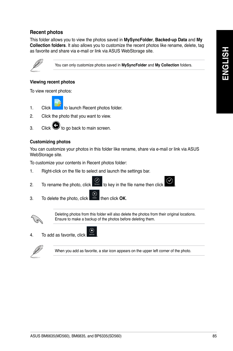 En gl is h en gl is h | Asus BP6335 User Manual | Page 85 / 105