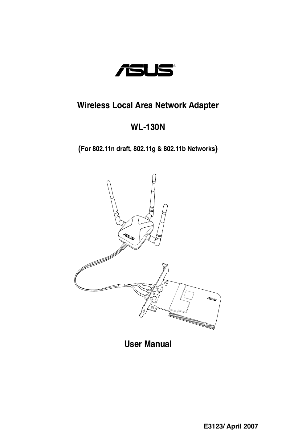 Asus WL-130N User Manual | 38 pages