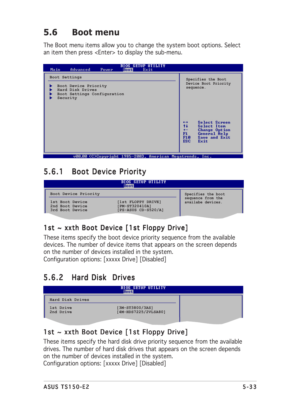 6 boot menu | Asus TS150-E2 User Manual | Page 103 / 134