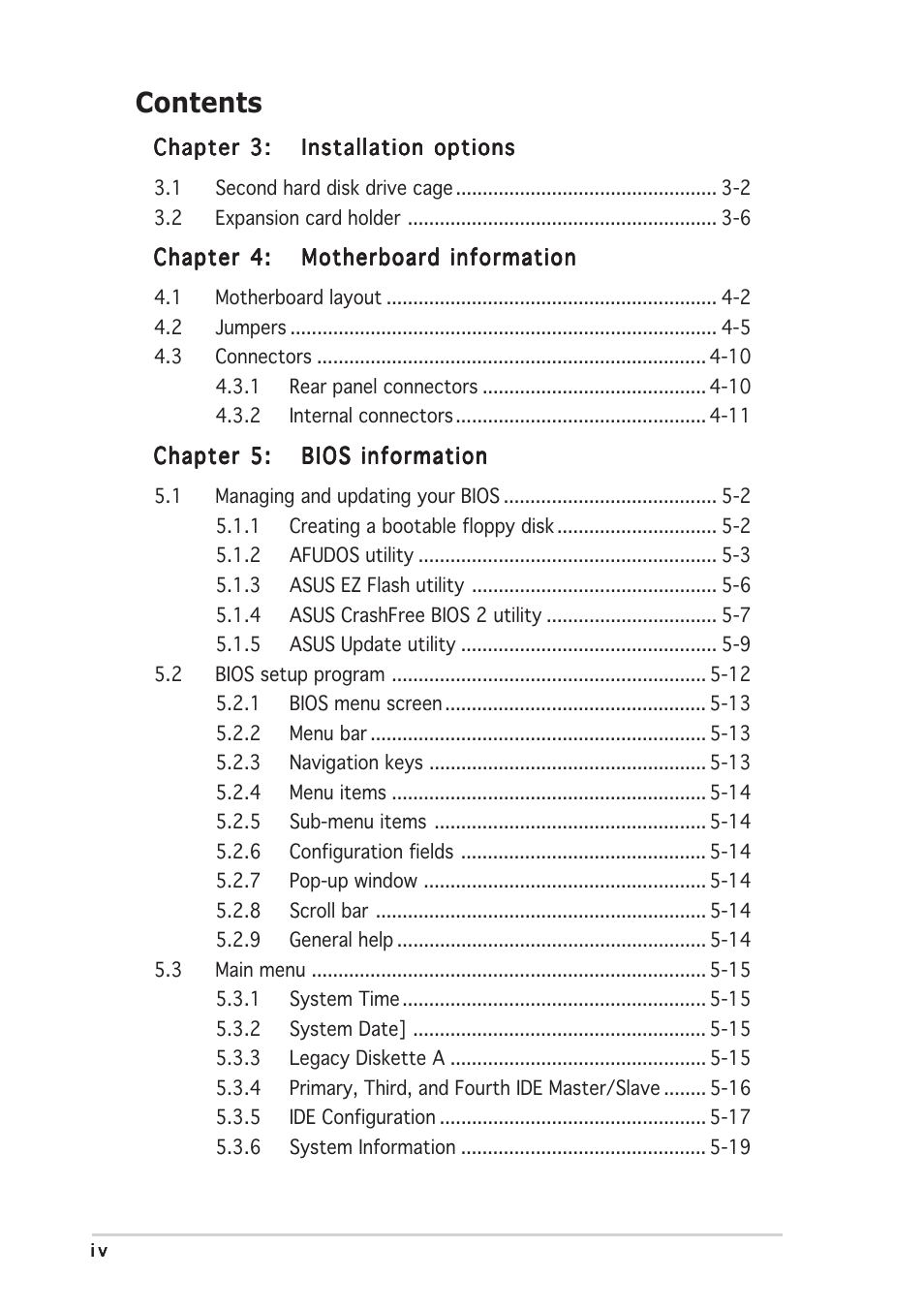 Asus TS150-E2 User Manual | Page 4 / 134