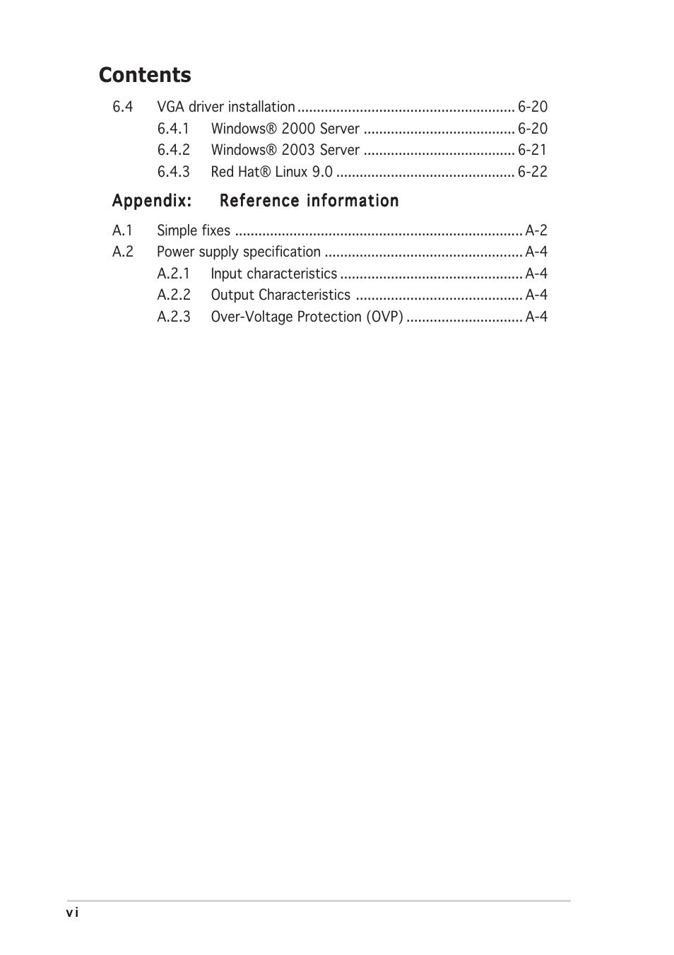 Asus TS150-E2 User Manual | Page 6 / 134