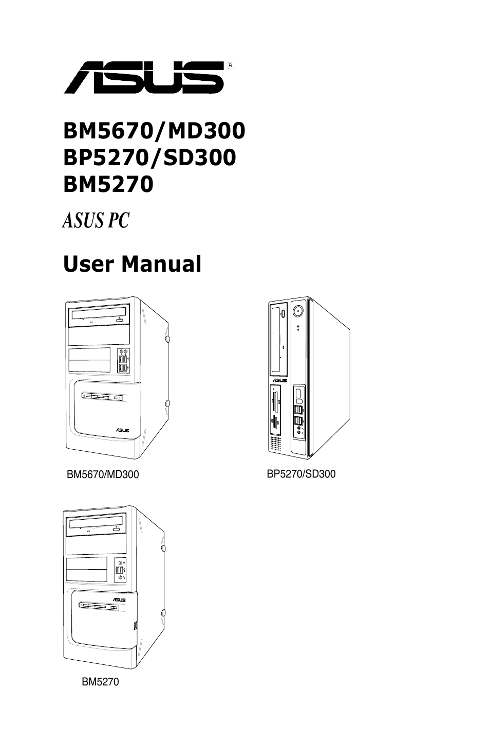 Asus BP5270 User Manual | 35 pages