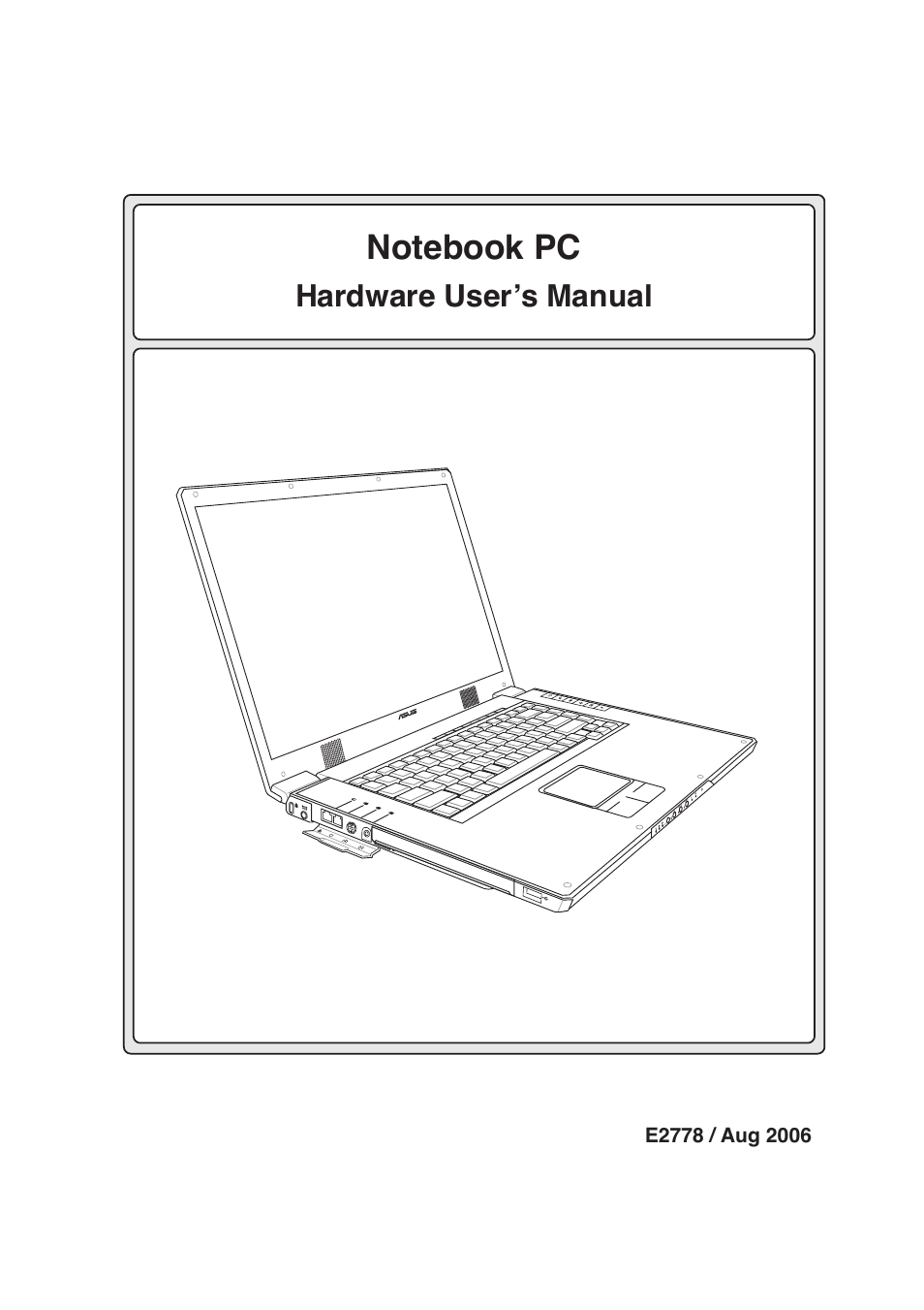 Asus W2P User Manual | 73 pages