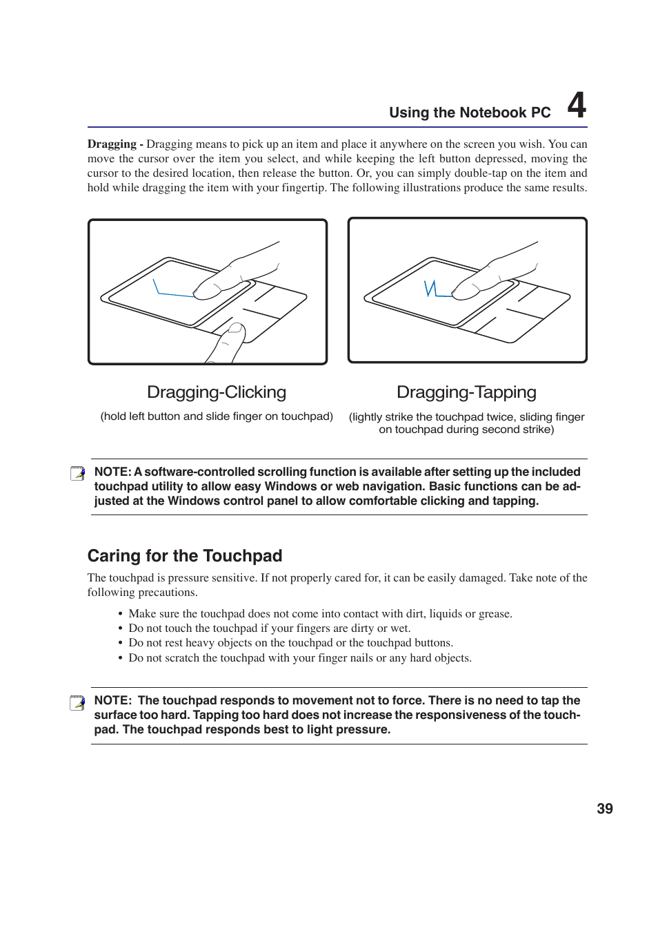 Asus W2P User Manual | Page 39 / 73