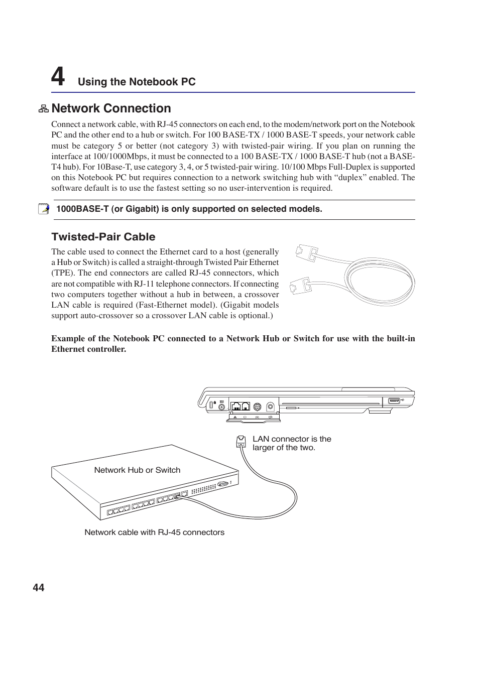 Asus W2P User Manual | Page 44 / 73