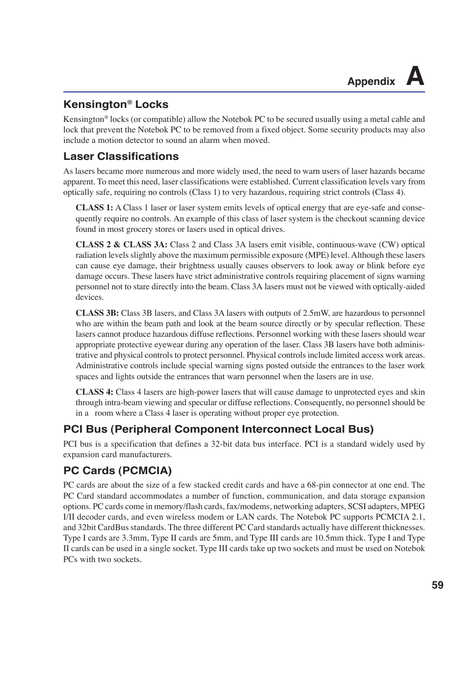 Asus W2P User Manual | Page 59 / 73