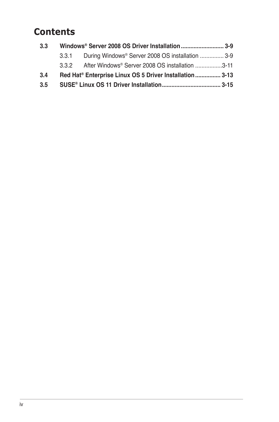 Asus PIKE 2108 User Manual | Page 4 / 84