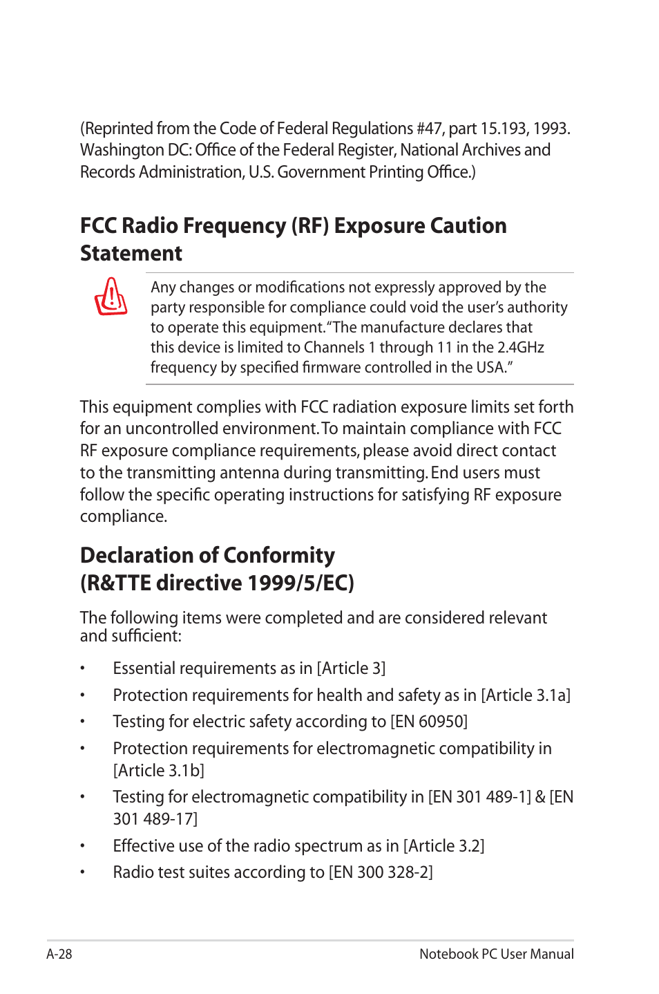 Asus R700VM User Manual | Page 100 / 116