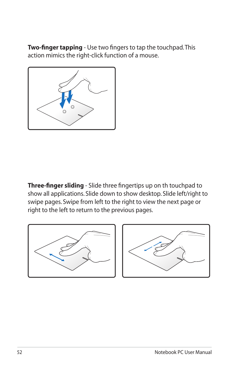 Asus R700VM User Manual | Page 52 / 116