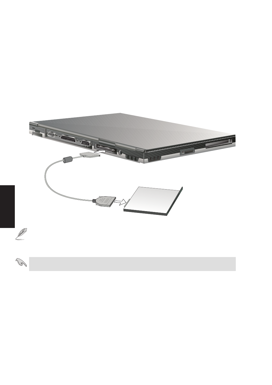 Floppy disk drive external connection | Asus M8 User Manual | Page 36 / 102