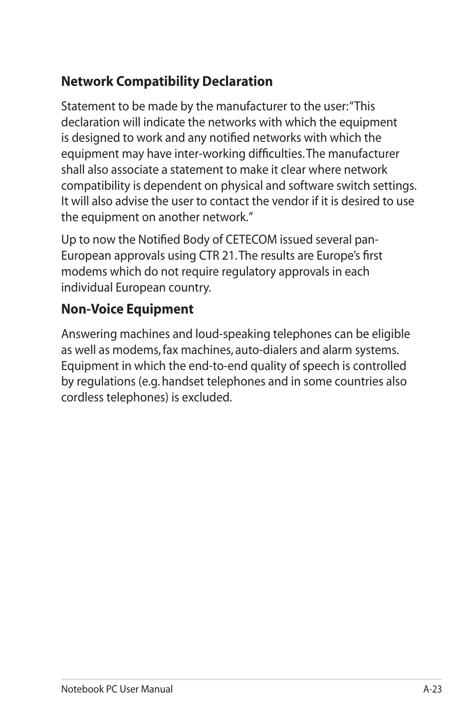 Asus X45A User Manual | Page 95 / 116