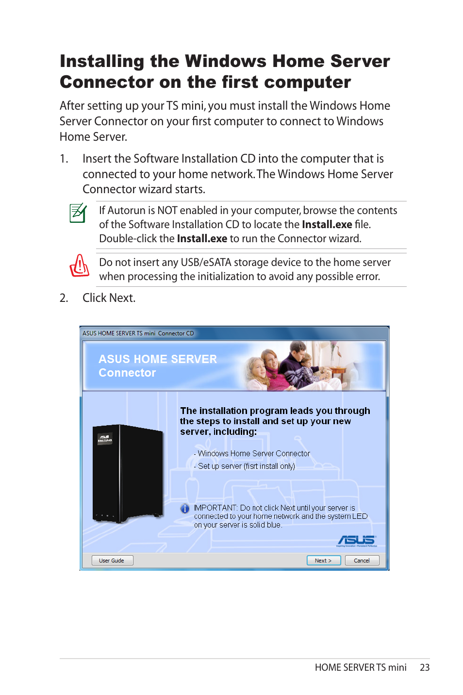 Asus TS Mini User Manual | Page 23 / 114