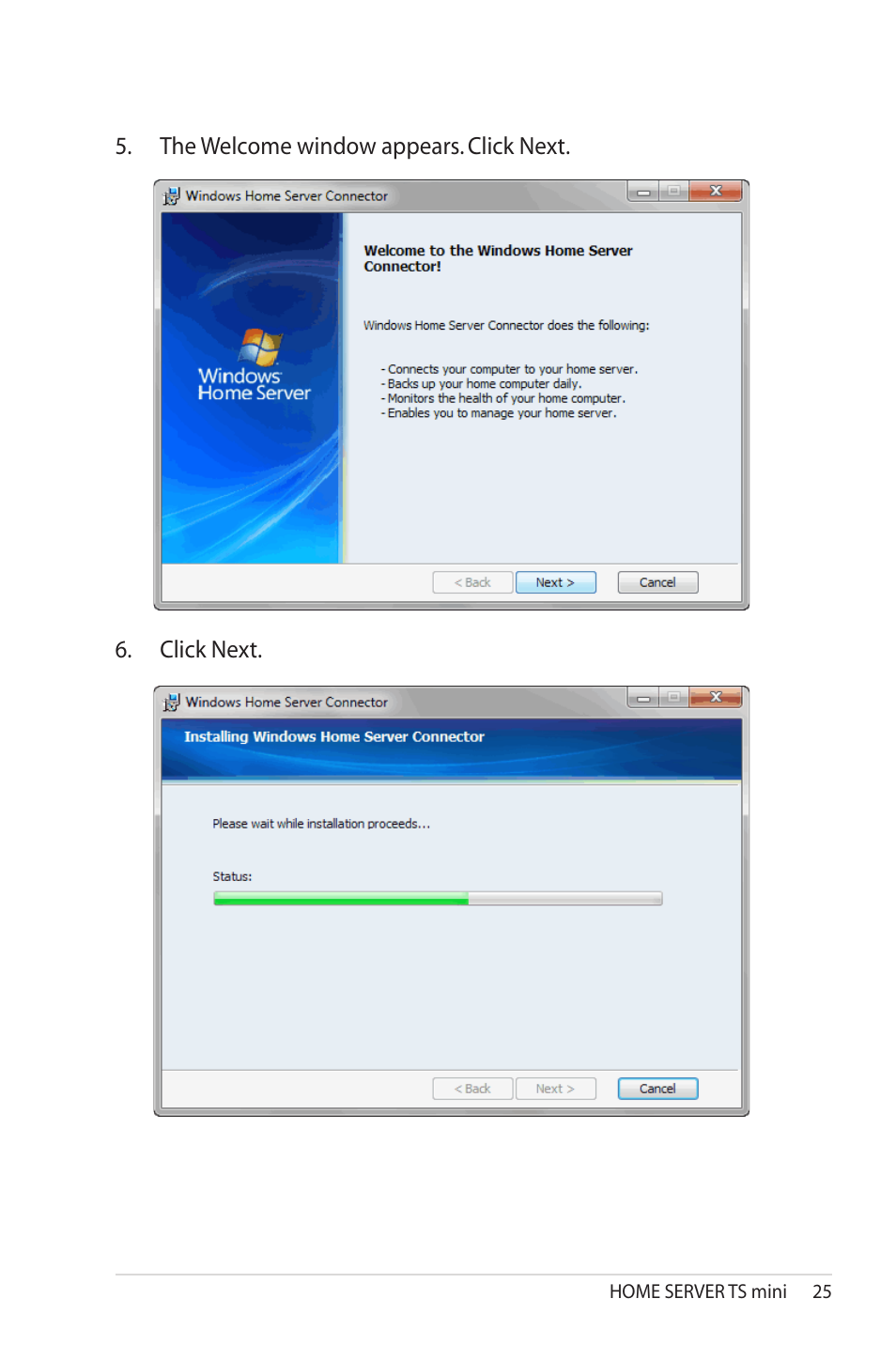 Asus TS Mini User Manual | Page 25 / 114