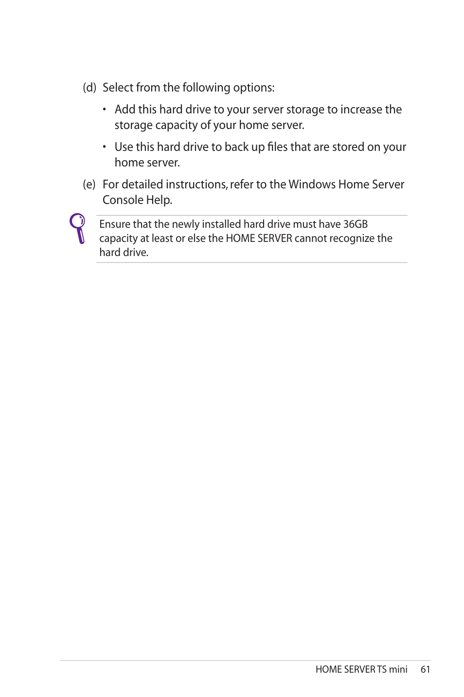 Asus TS Mini User Manual | Page 61 / 114