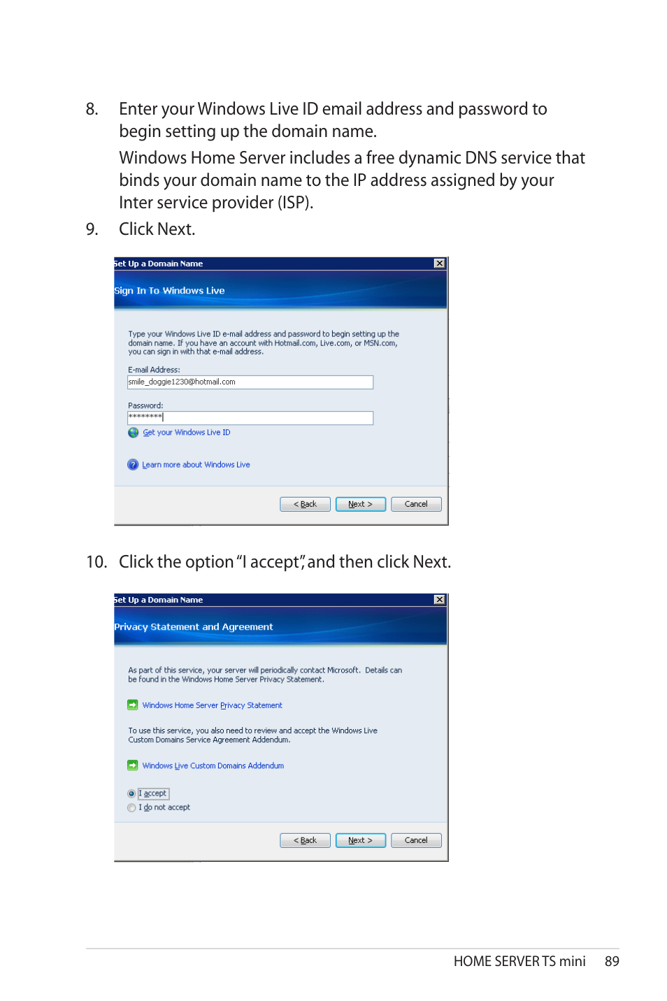 Asus TS Mini User Manual | Page 89 / 114