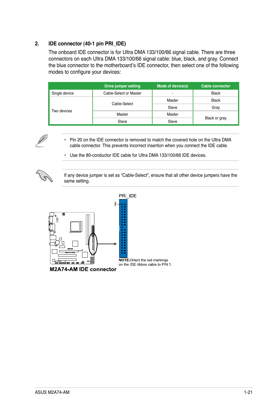 Asus M2A74-AM User Manual | Page 31 / 58
