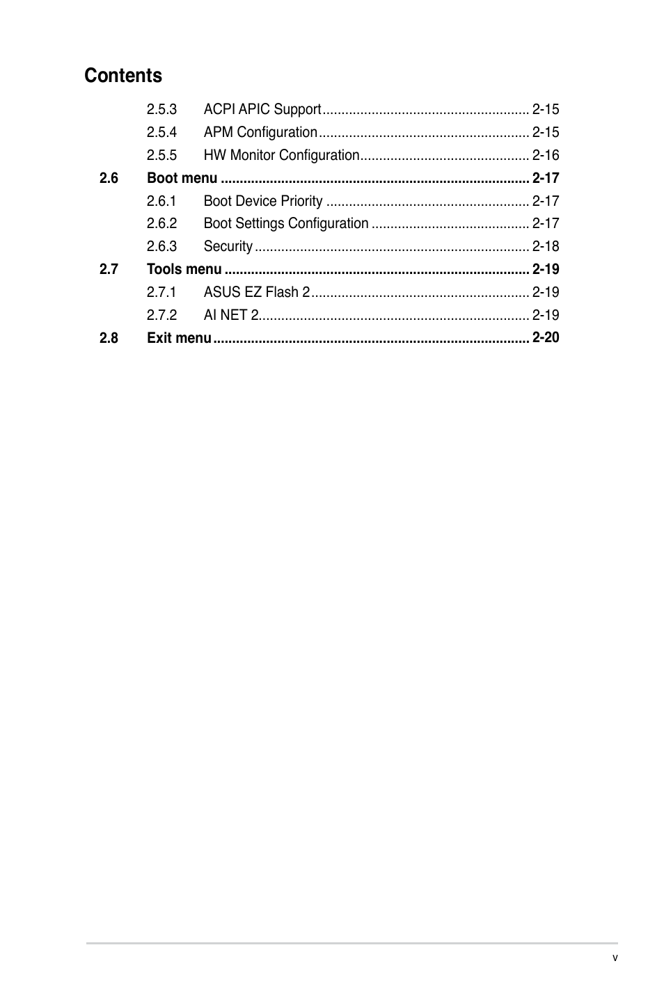 Asus M2A74-AM User Manual | Page 5 / 58