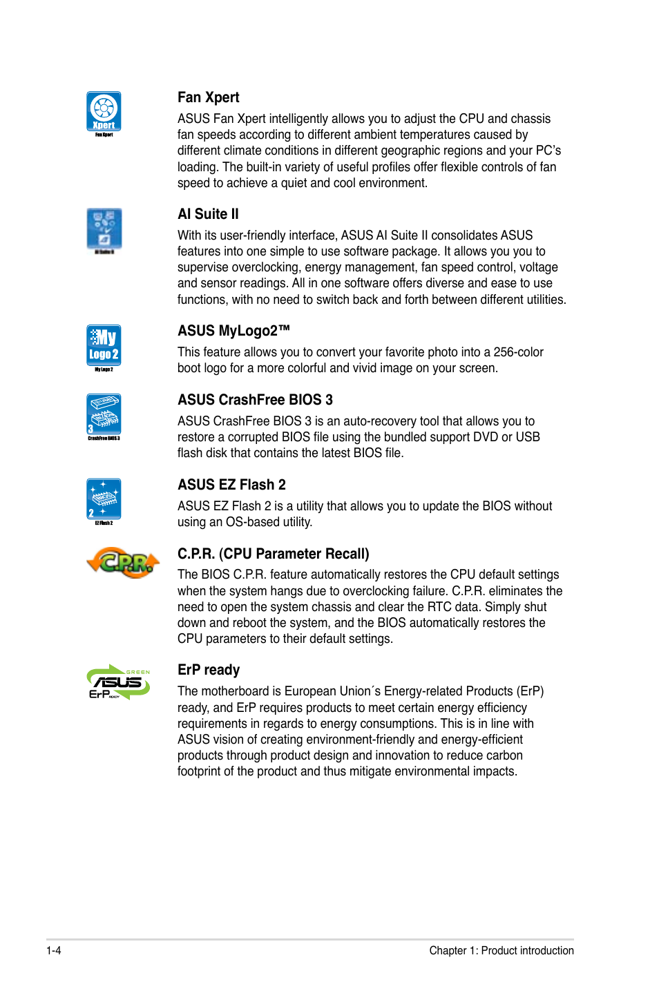 Asus P8H61-M EVO User Manual | Page 16 / 76