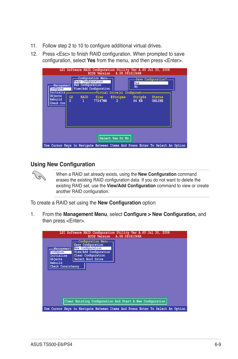 Using new configuration | Asus TS500-E6/PS4 User Manual | Page 115 / 162