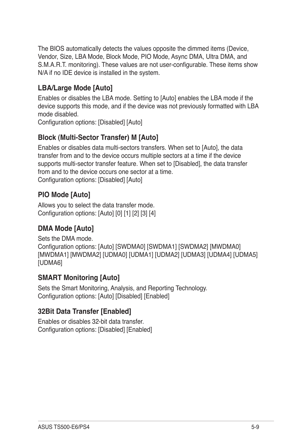 Asus TS500-E6/PS4 User Manual | Page 79 / 162