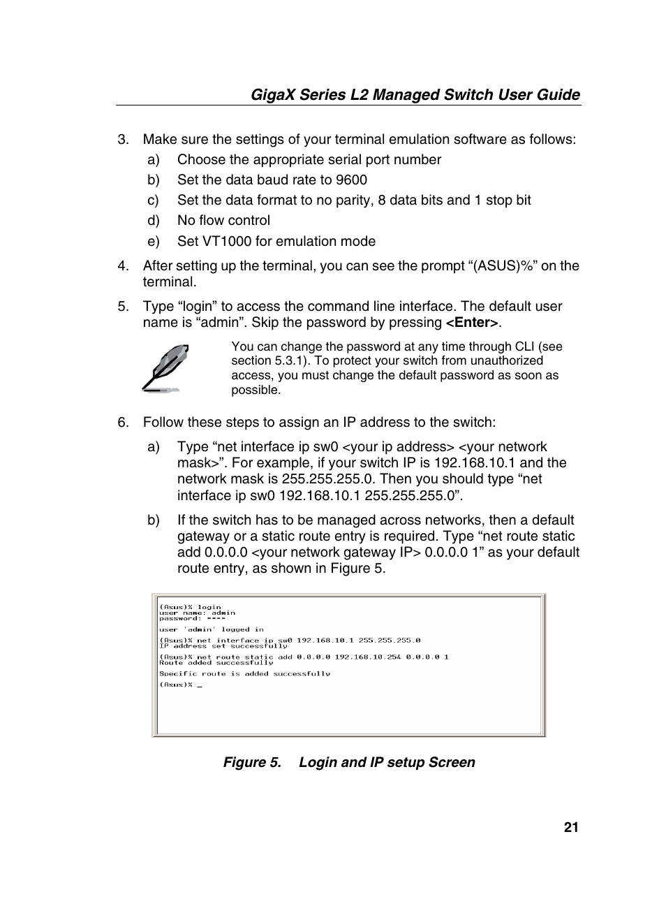 Asus GigaX2124X/C User Manual | Page 21 / 112