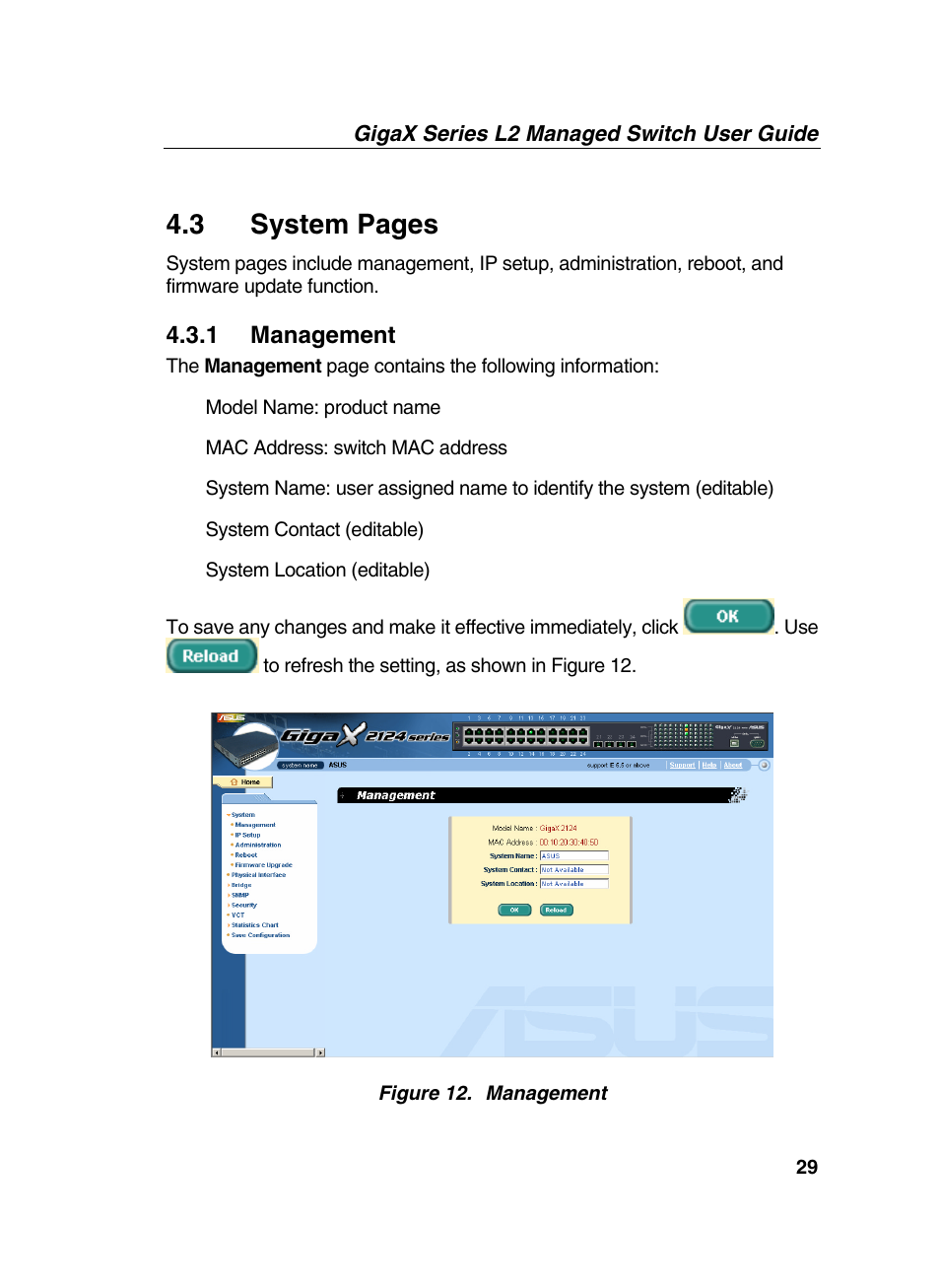 3 system pages | Asus GigaX2124X/C User Manual | Page 29 / 112