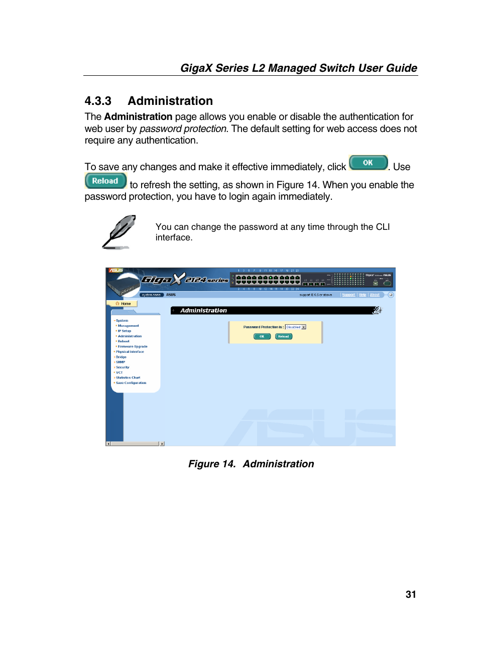 3 administration | Asus GigaX2124X/C User Manual | Page 31 / 112