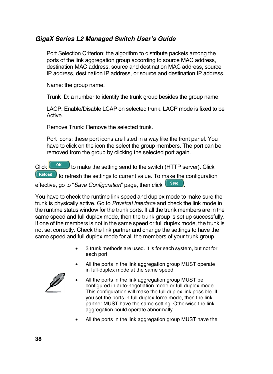 Asus GigaX2124X/C User Manual | Page 38 / 112