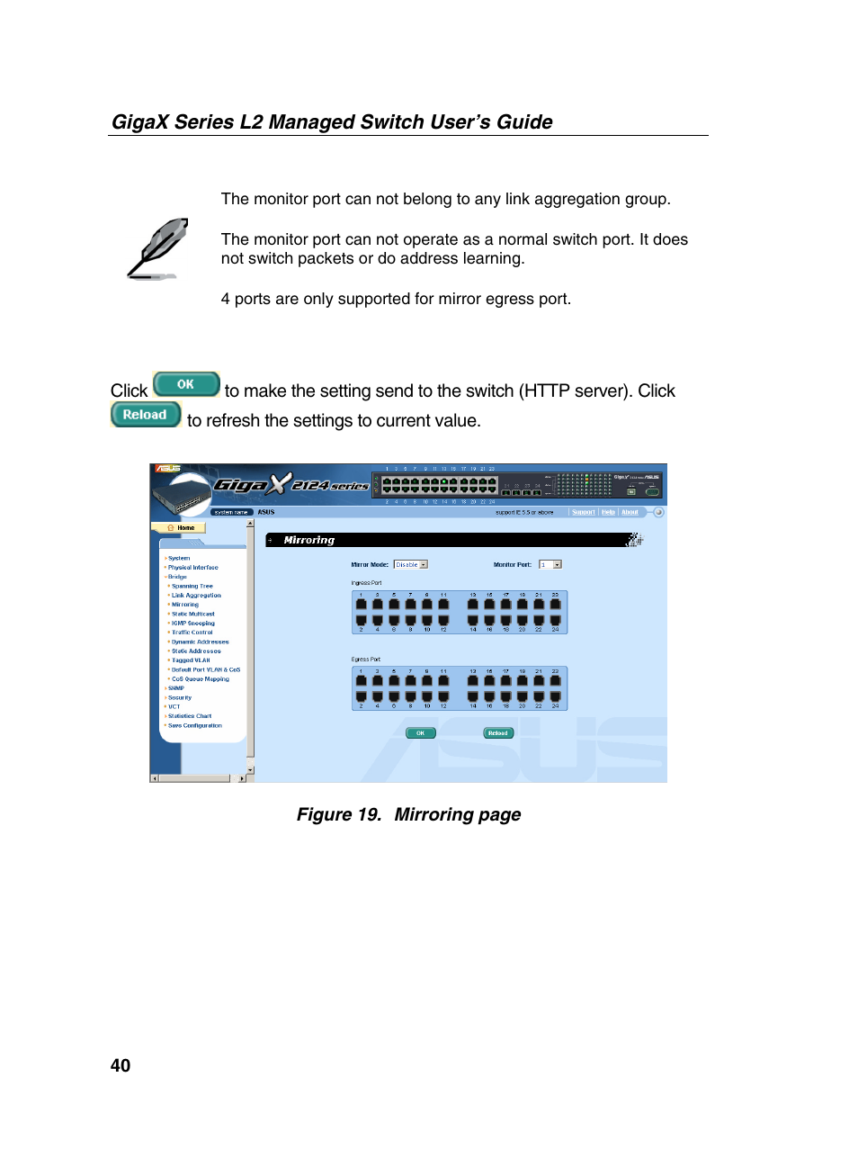 Asus GigaX2124X/C User Manual | Page 40 / 112