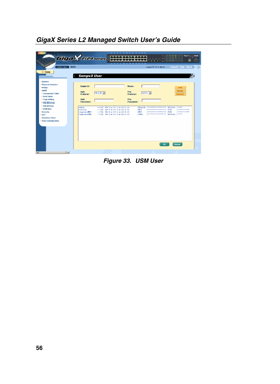 Asus GigaX2124X/C User Manual | Page 56 / 112