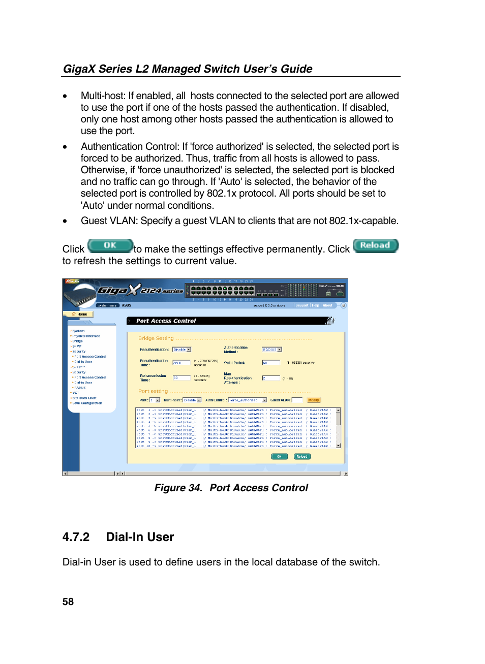 Asus GigaX2124X/C User Manual | Page 58 / 112