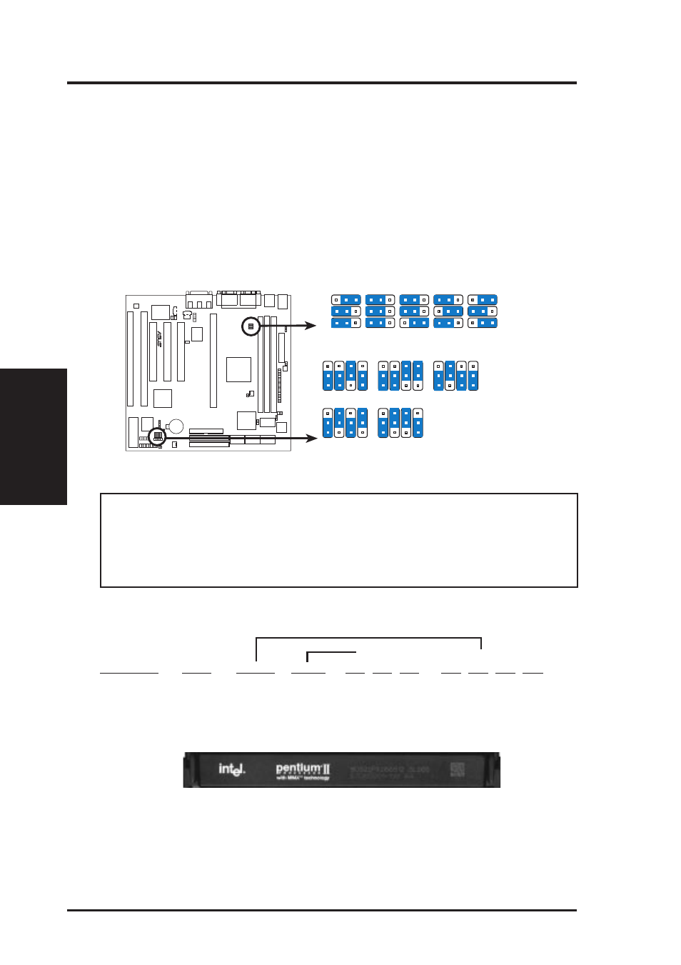 Iii. installation, 16 asus p2l-vm/p2e-vm user’s manual, Jumpers iii. inst alla tion | Asus P2L-VM User Manual | Page 16 / 116