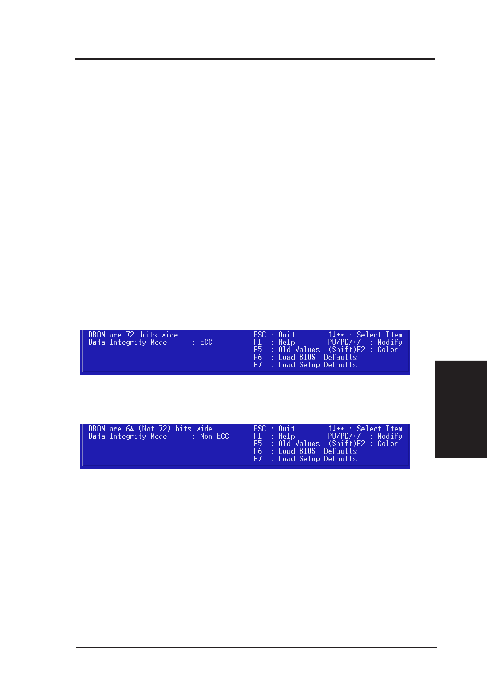 Iv. bios software | Asus P2L-VM User Manual | Page 47 / 116