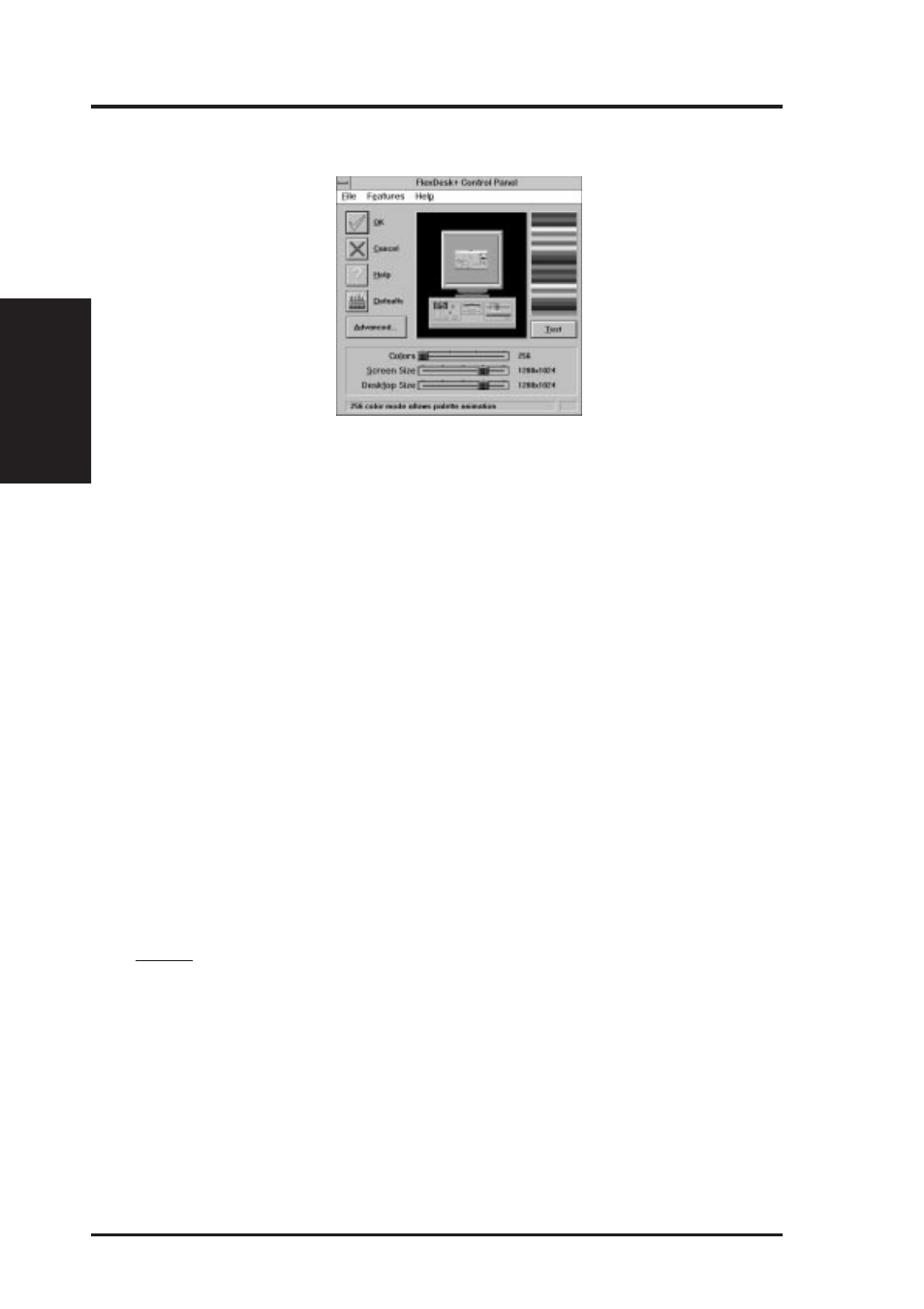 B. video driver, Flexdesk, Flexdesk+ basic settings | Asus P2L-VM User Manual | Page 76 / 116