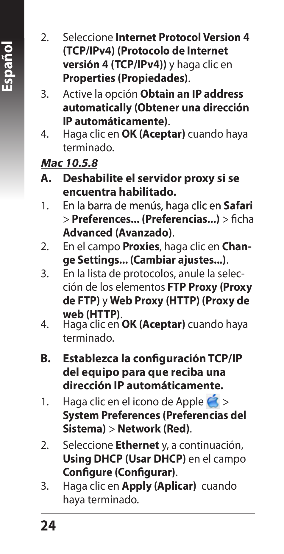 2 español | Asus EA-N66 User Manual | Page 24 / 44