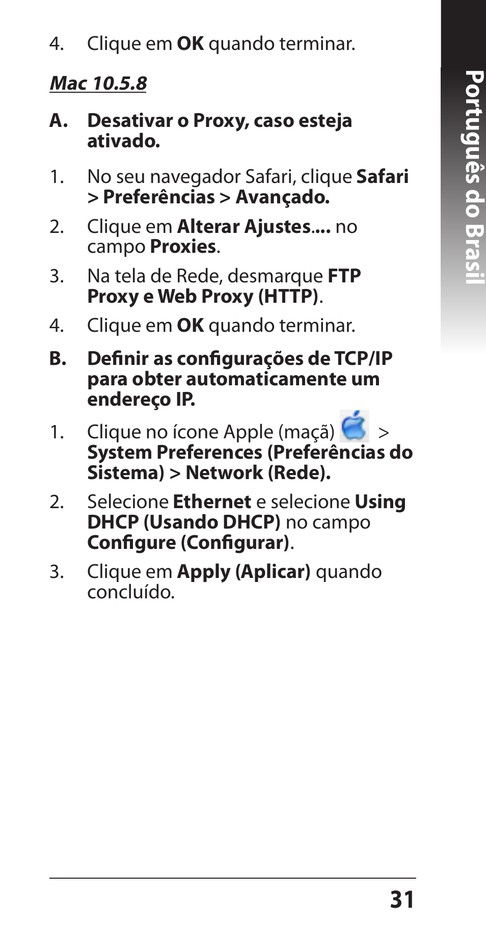 31 por tuguês do br asil | Asus EA-N66 User Manual | Page 31 / 44