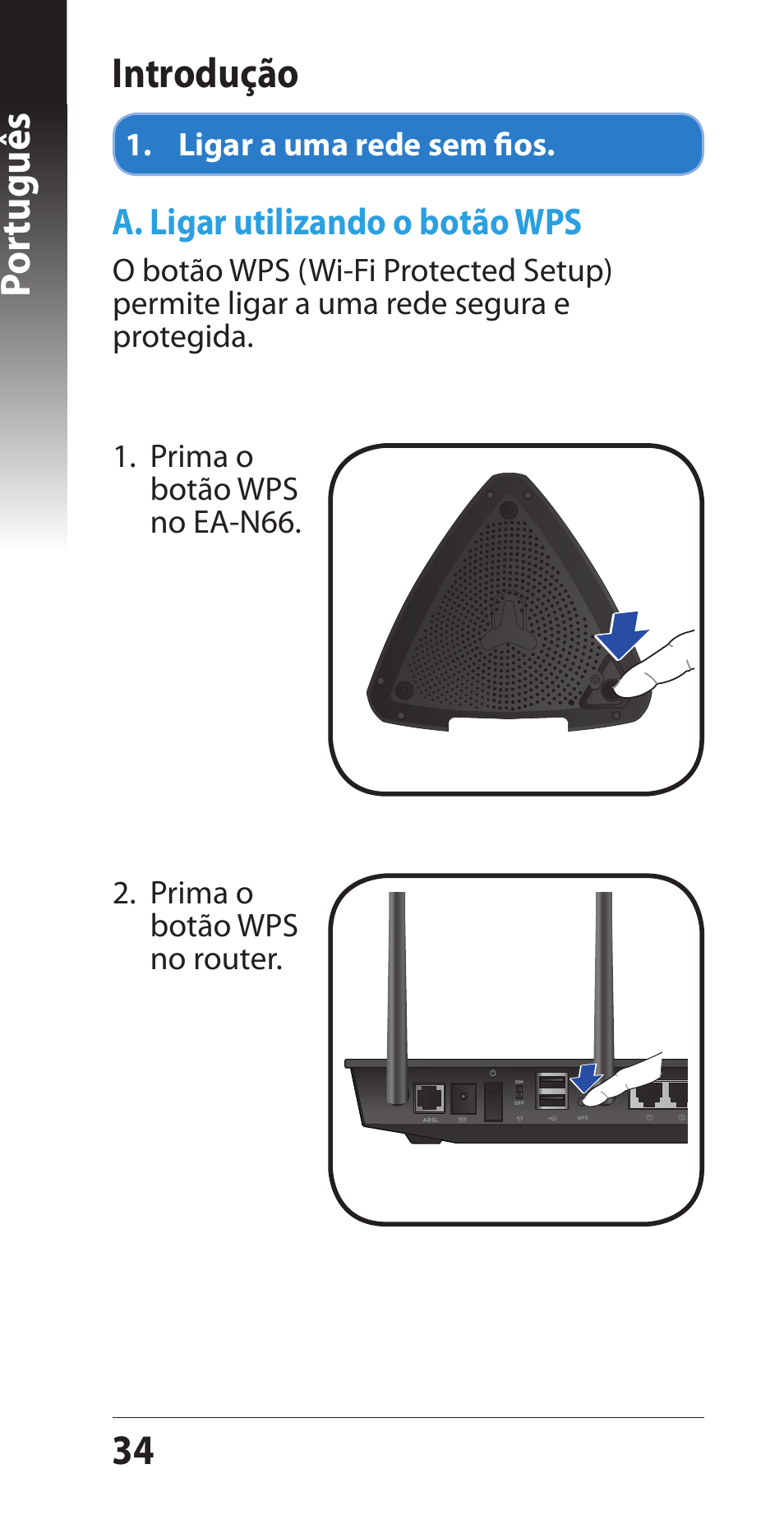 3 por tuguês introdução | Asus EA-N66 User Manual | Page 34 / 44