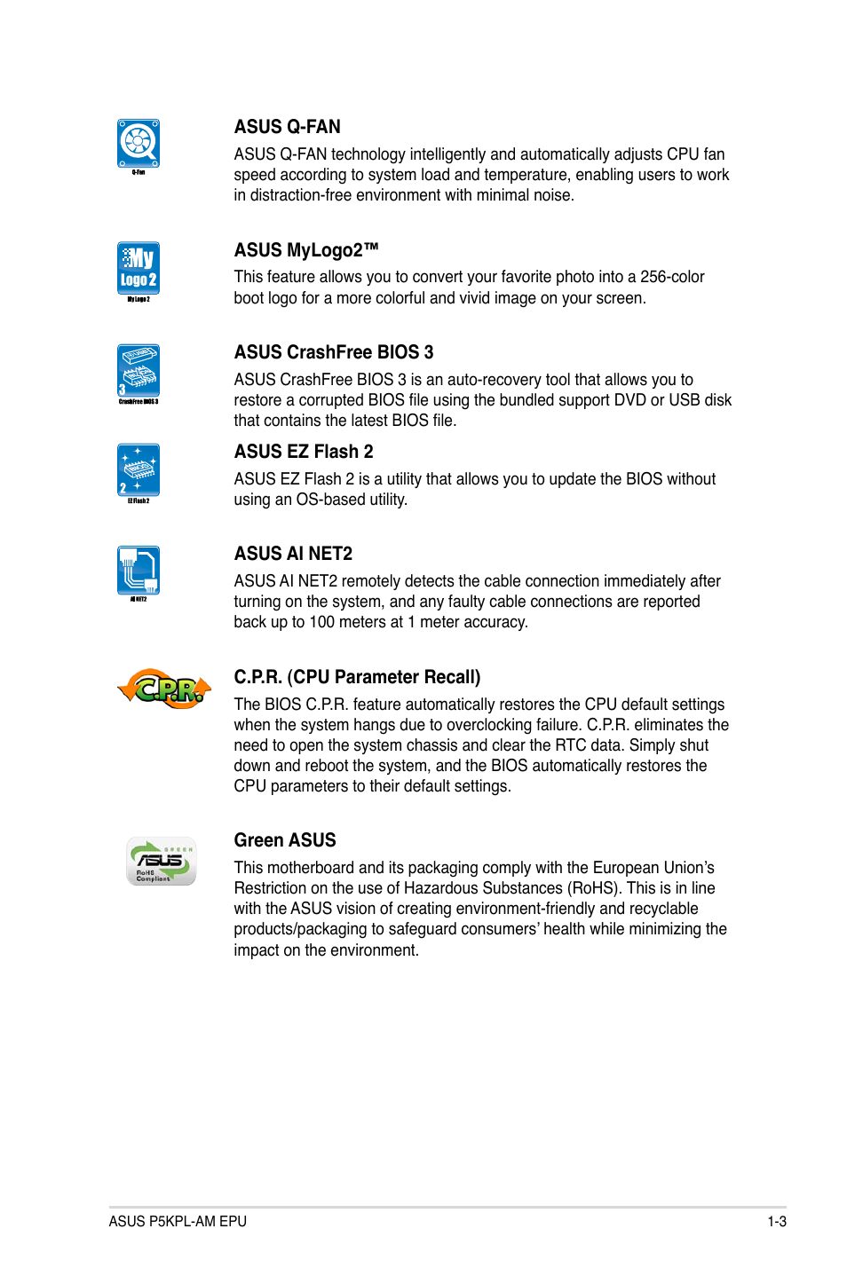 Asus P5KPL-AM EPU User Manual | Page 13 / 60