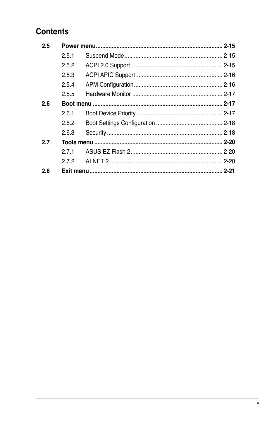 Asus P5KPL-AM EPU User Manual | Page 5 / 60