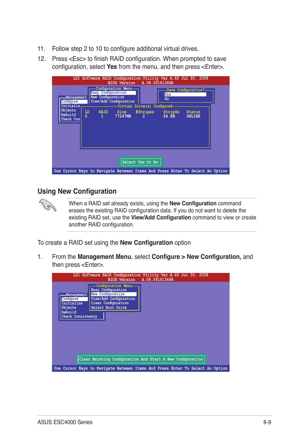 Using new configuration | Asus ESC4000/IB User Manual | Page 113 / 162