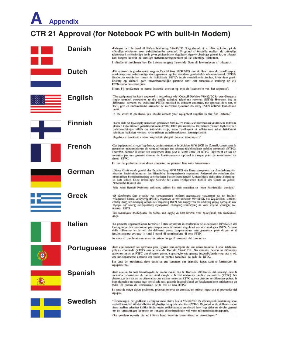 Asus U1 User Manual | Page 84 / 87