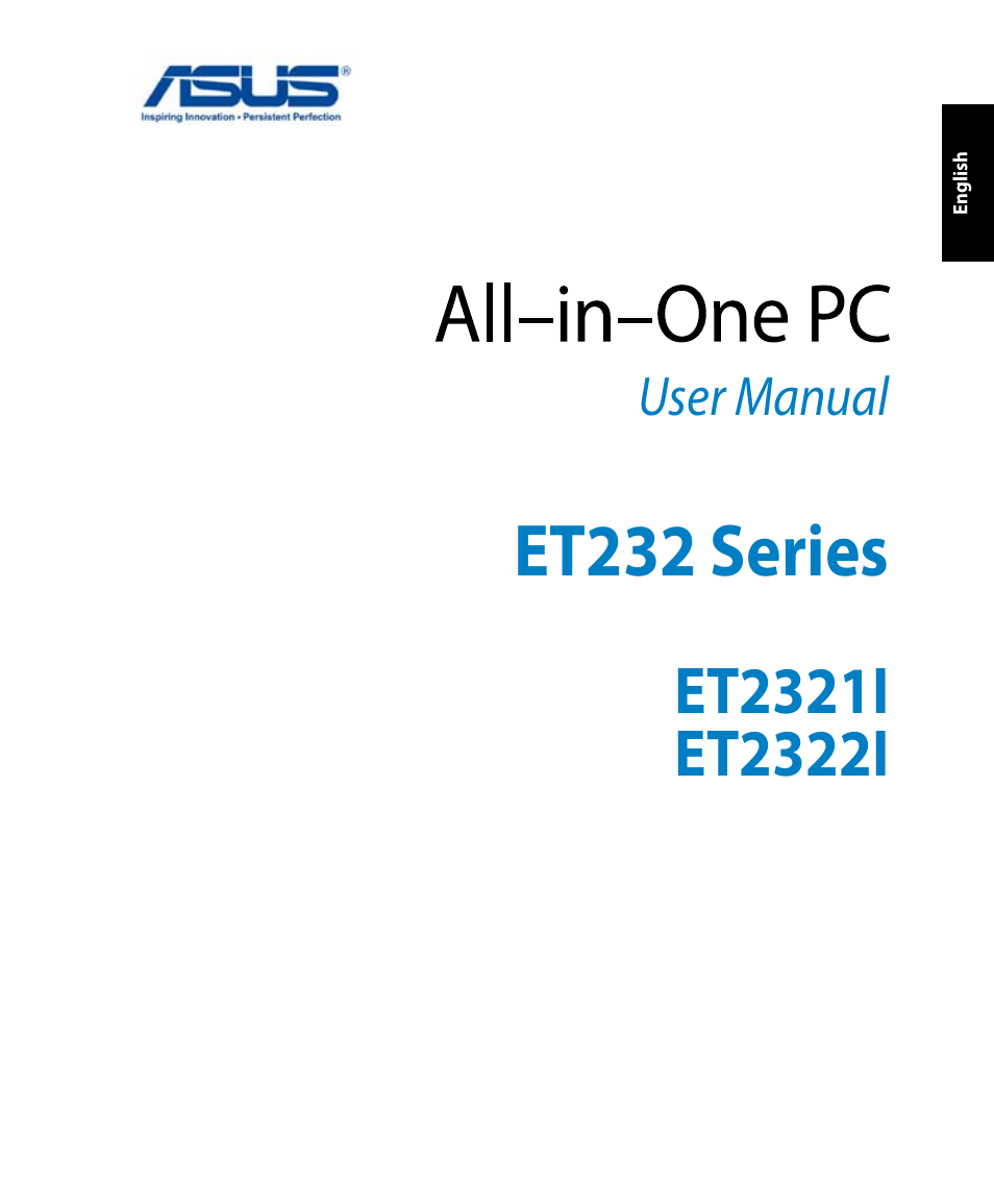 Asus ET2322IUTH User Manual | 58 pages